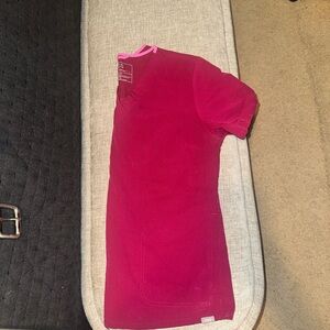 Figs Women's Magenta Scrub Set